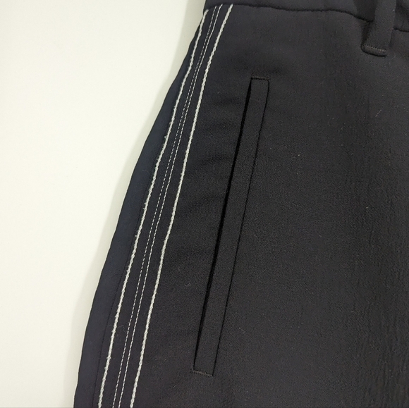 Aritzia Wilfred Pants Darontal Stripe Blue Dress Womens 8 - Picture 4 of 7